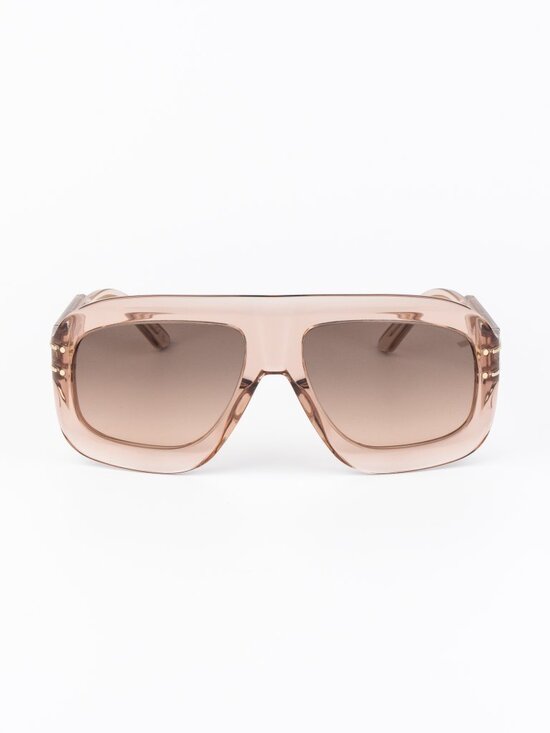 Dior Women Sunglasses Transparent Pink Gradient Shield DIORSIGNATURE M1U 40F1 main image 10
